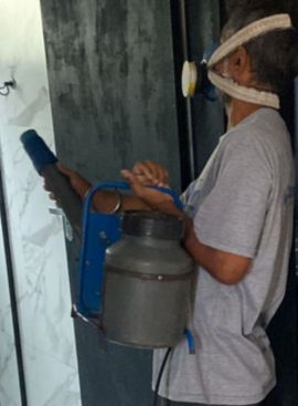 Sanitização de ambiente realizada pela Dedetizadora em Litoral